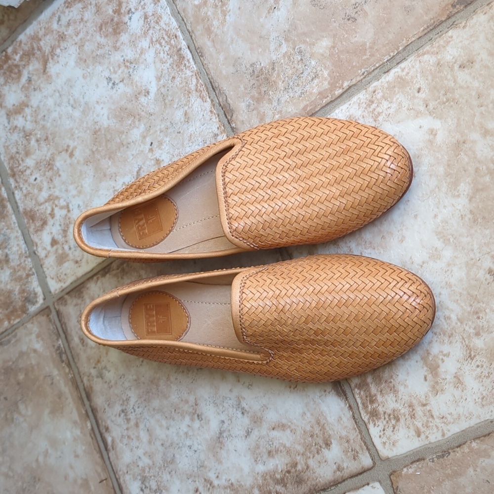Frye Tracy Woven Loafer Flats